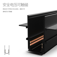 古达嵌入式预埋明装暗装磁吸轨道灯射灯客厅家用商业无主灯照明