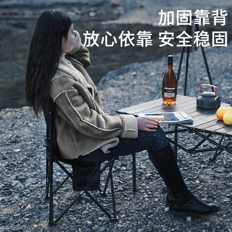 户外折叠椅折叠凳钓鱼椅子露营便携休闲椅子美术写生椅靠背椅马扎高清大图