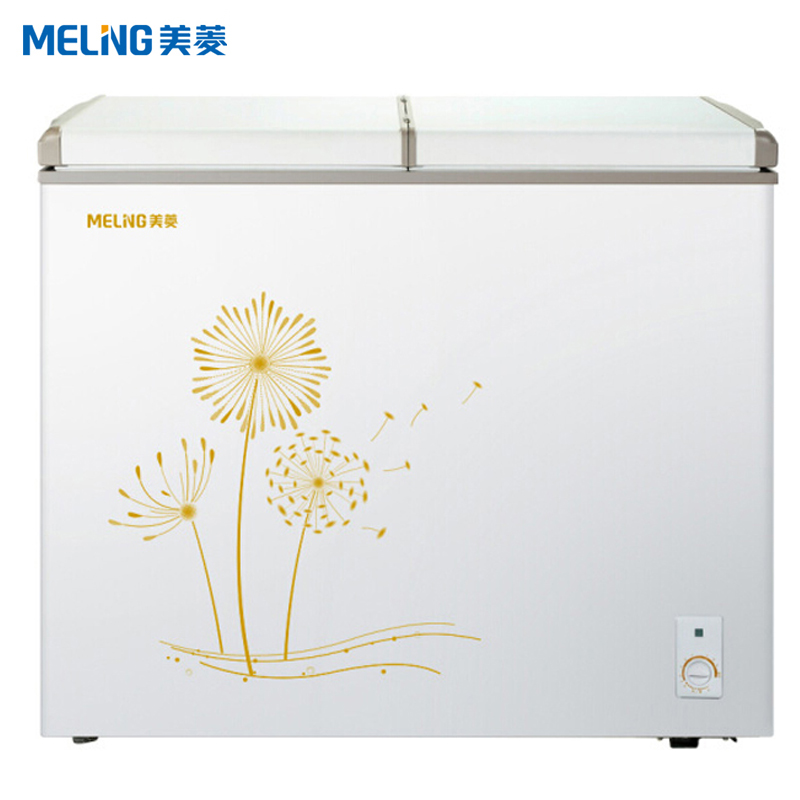 美菱(MELING) BC/BD-213AT 213升 冰柜家用商用 蝴蝶门侧掀门 冷藏冷冻转换柜 节能单温卧式冷柜高清大图