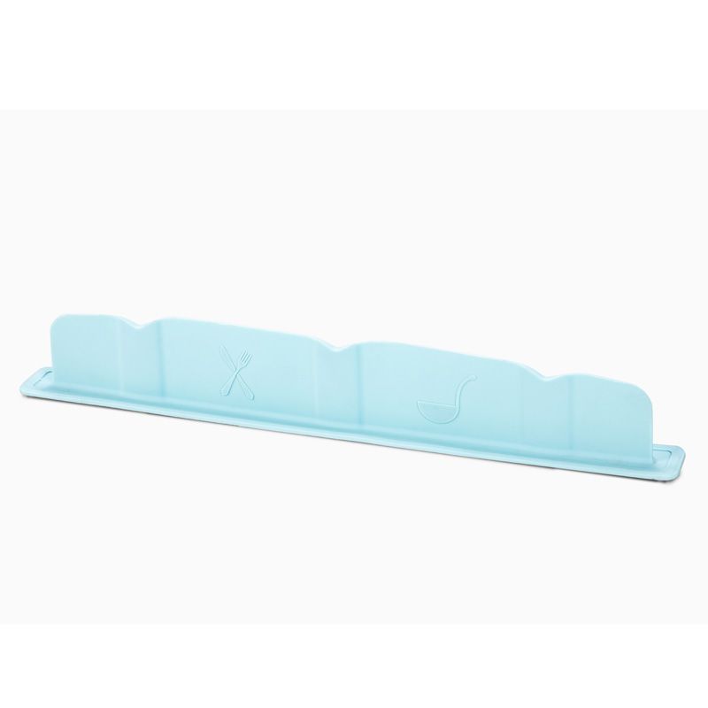 硅胶水池挡水板创意厨房小用品家用水槽防溅水隔水挡板 蓝色