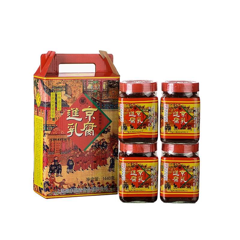 上海鼎丰 进京腐乳礼盒4瓶装360g *4 酥软糯滑 香气醉人 送礼佳品