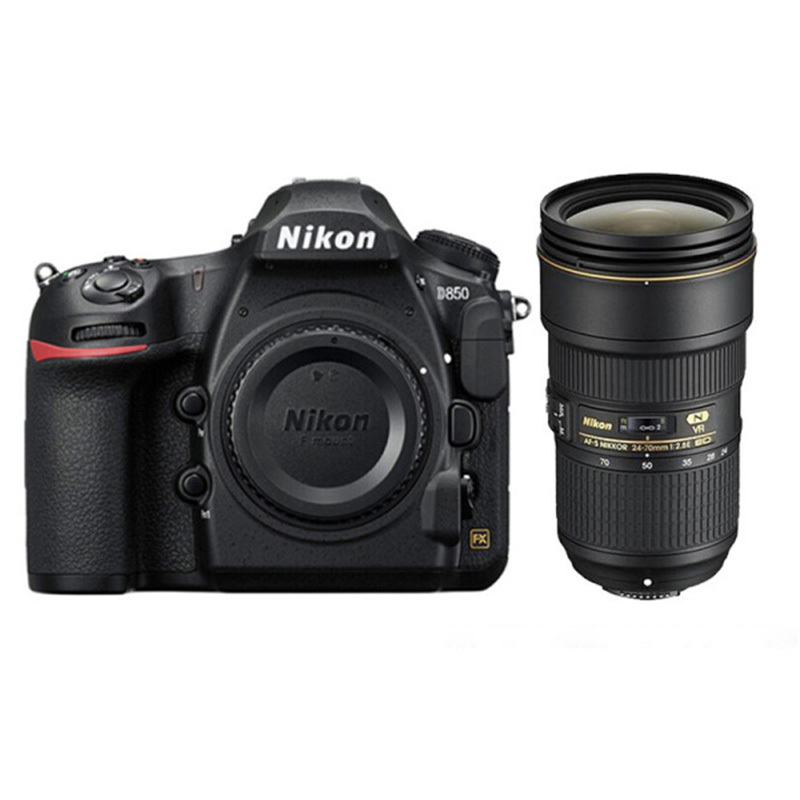 尼康(Nikon) 相机(闪迪64G卡 包 保护镜 三脚架 清洁套装 金刚膜 电池) D850+24-70( 台)