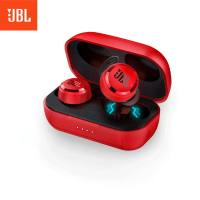 JBL T280TWS真无线蓝牙耳机 入耳式运动耳机 防水防汗跑步耳麦 金属充电盒 苹果安卓手机通用 激情红