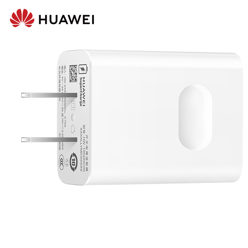 华为超级快充充电器(Max 22.5W SE)10V2.25A 智能兼容/多重安全保护/附Type C原装数据线 白色