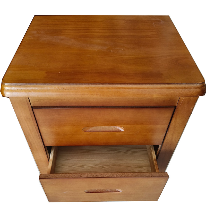 东业家具 实木床头柜DY-22G酒店家具高清大图