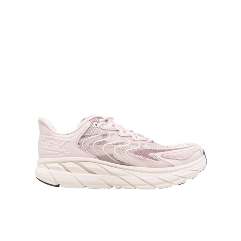 HOKA ONE ONE女鞋圆头跑步鞋橡胶鞋底运动休闲套脚正面系带舒适百