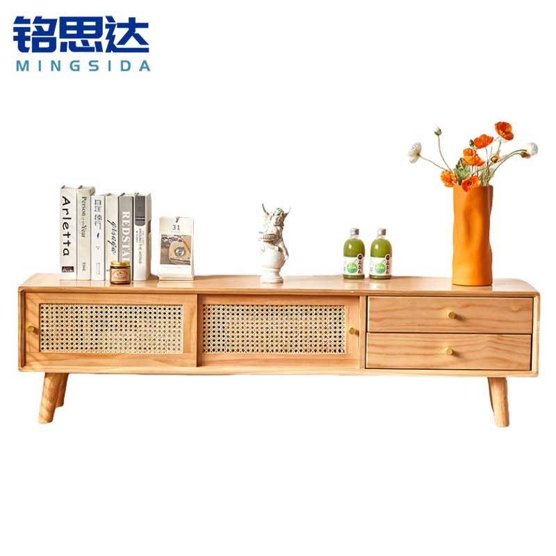 铭思达实木电视柜高清大图