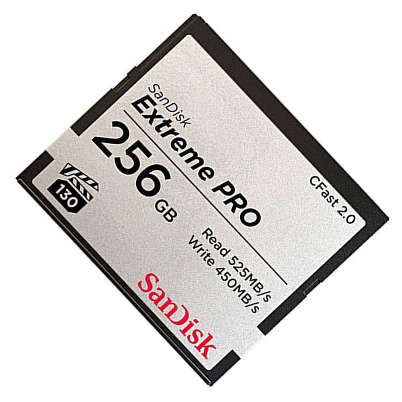 [免邮]闪迪(SanDisk)256GB CFast 2.0卡 读525MB/s写450MB/s单反相机内存卡相机存储卡