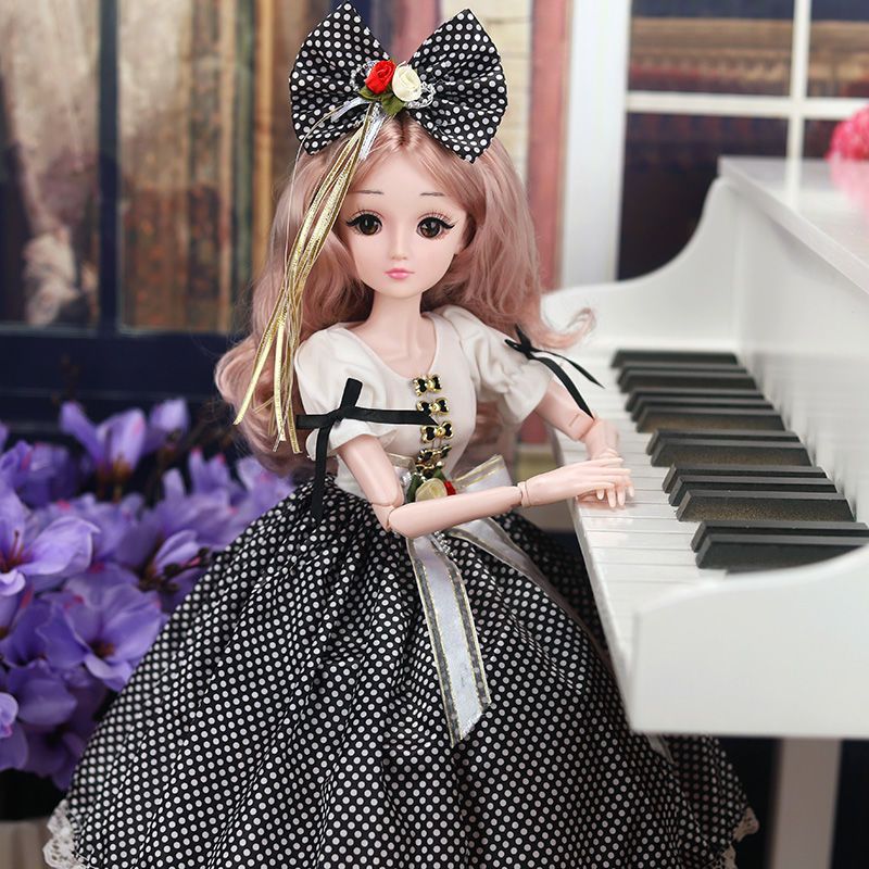 60厘米大黛蓝芭比娃娃套装大号会说话的洋娃娃女孩公主儿童玩具|娜琪