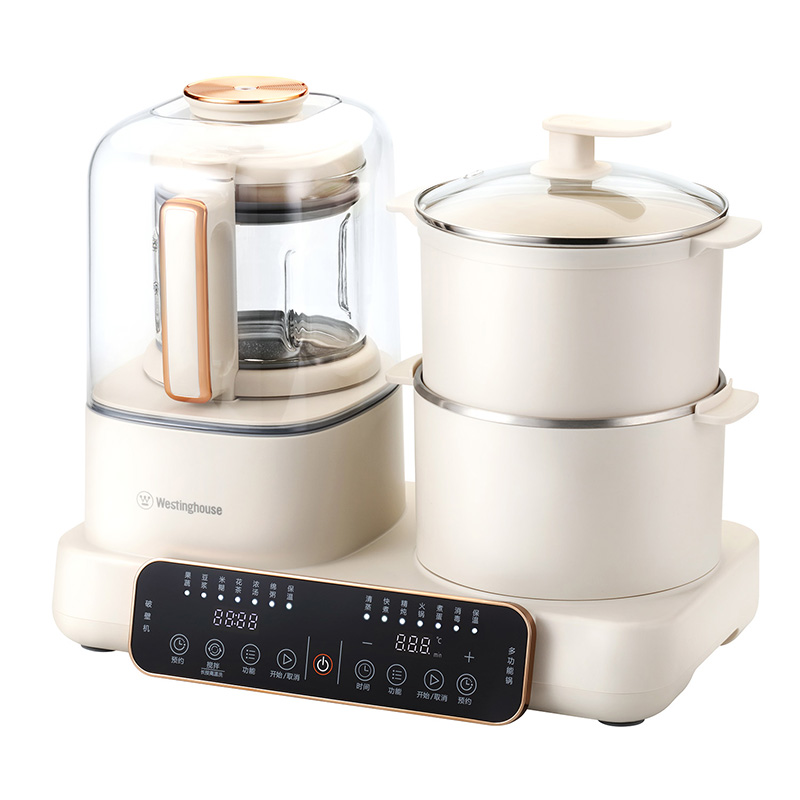西屋(Westinghouse)-全自动豆浆机家用二合一早餐机蒸煮料理机 多功能烹饪料理机搅拌机 WSC12D01