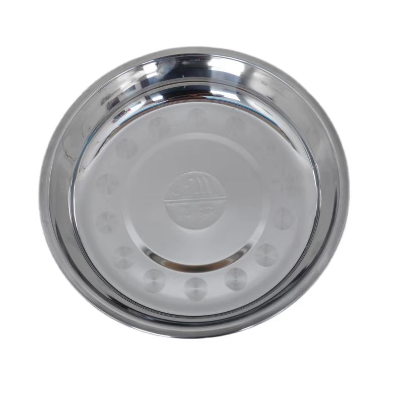 欧时佳不锈钢果皮盘 垃圾盘 加厚 可定制LOGO 直径24CM 个高清大图