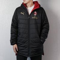 PUMA彪马官方男士长款两面穿夹棉外套运动服连帽保暖棉衣棉服夹克754449