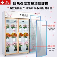 埃利斯(AILISI)鲜花保鲜柜XC-1200SL风冷保鲜柜风冷商用展示柜冷藏柜鲜花植物柜花店立式陈列柜
