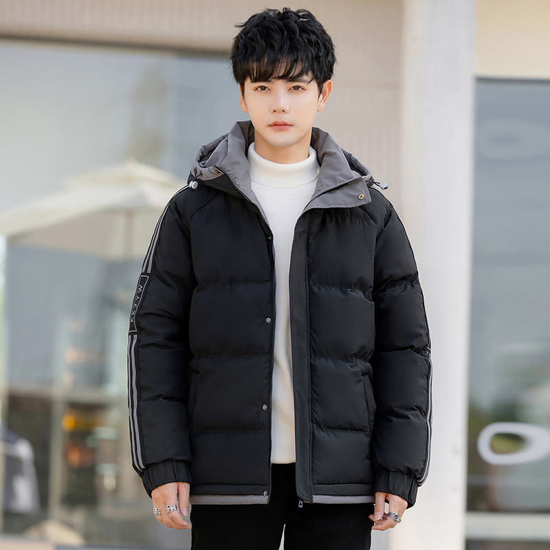 狮臣SHICHEN 2023年冬季新款男士棉衣青少年休闲男装棉服连帽韩版棉袄潮男外套加厚棉服男装