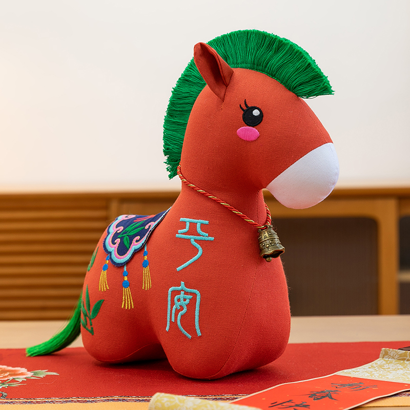 锦瑞星马年挂饰摆件 挂绳22cm 个高清大图