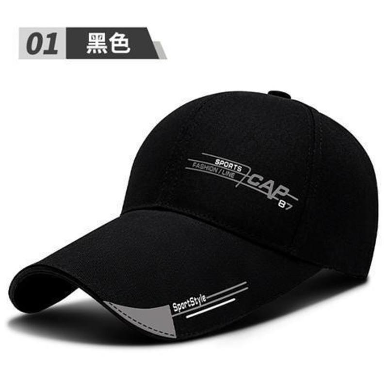 鳄鱼帽子男春夏季防晒棒球帽韩版时尚潮青年休闲太阳帽鸭舌帽女冬 黑色[CAP-棒球帽] 可调节-卡帝乐