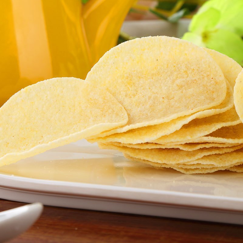 可比克薯片随机口味膨化零食品烤土豆片办公室休闲小吃薯条32g*10包高清大图