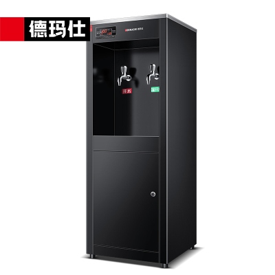 德玛仕(DEMASHI)直饮水机 商用学校烧水机开水器 SRZ-20/SRZ-2L柜式一开一温全黑