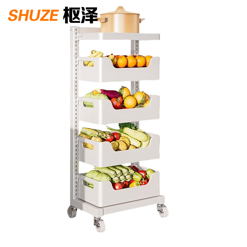 枢泽 多层储物架收纳框 一板四框 个高清大图