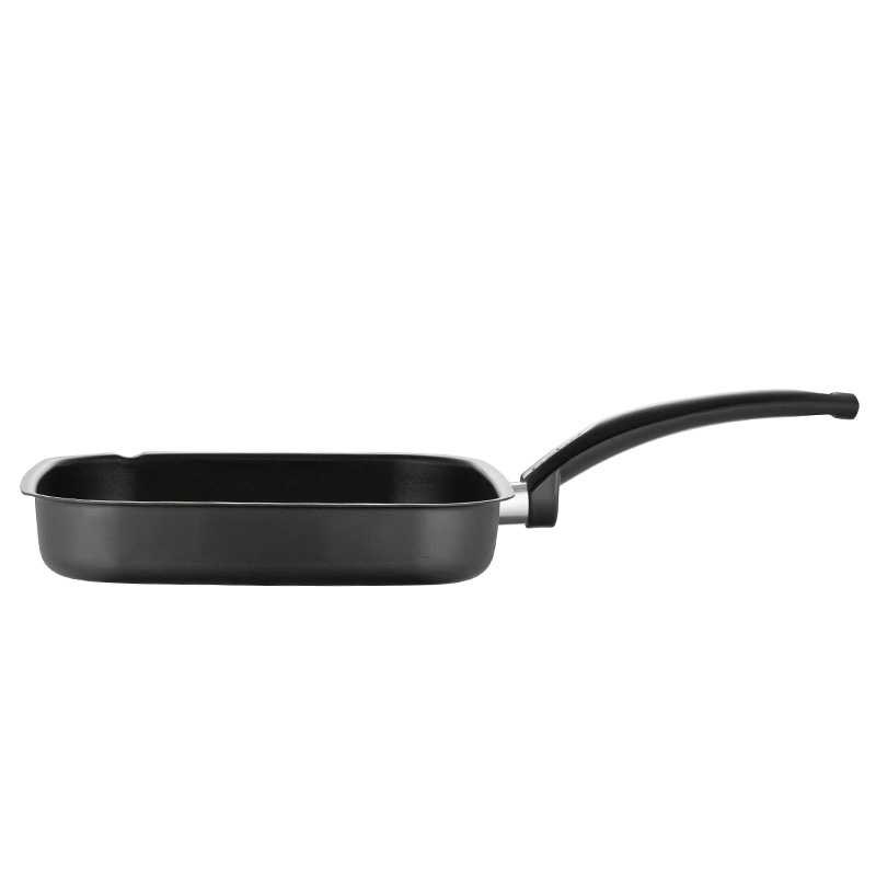 德铂(Debo) 快速导热 轻烟少油 厚实耐磨 柯蒂斯不粘锅煎锅24cm DEP-755高清大图
