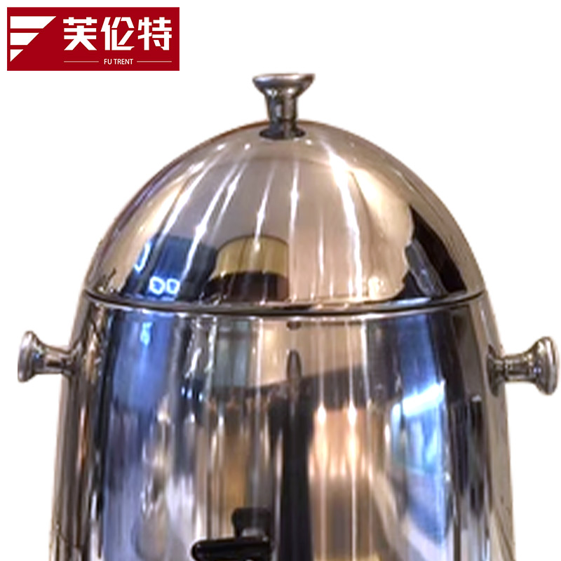 芙伦特 商用冷饮/饮料机商用果汁鼎不锈钢19L 酒店果汁鼎冷饮机饮料桶容器自助餐奶茶桶 FLT-GT-BGZD-19高清大图