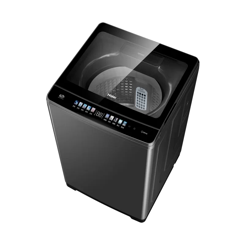 海尔波轮洗衣机XQS100-BE70C3 10kg大容量变频节能 1级能效 云溪系列 极夜灰 顶开式 不锈钢内桶高清大图