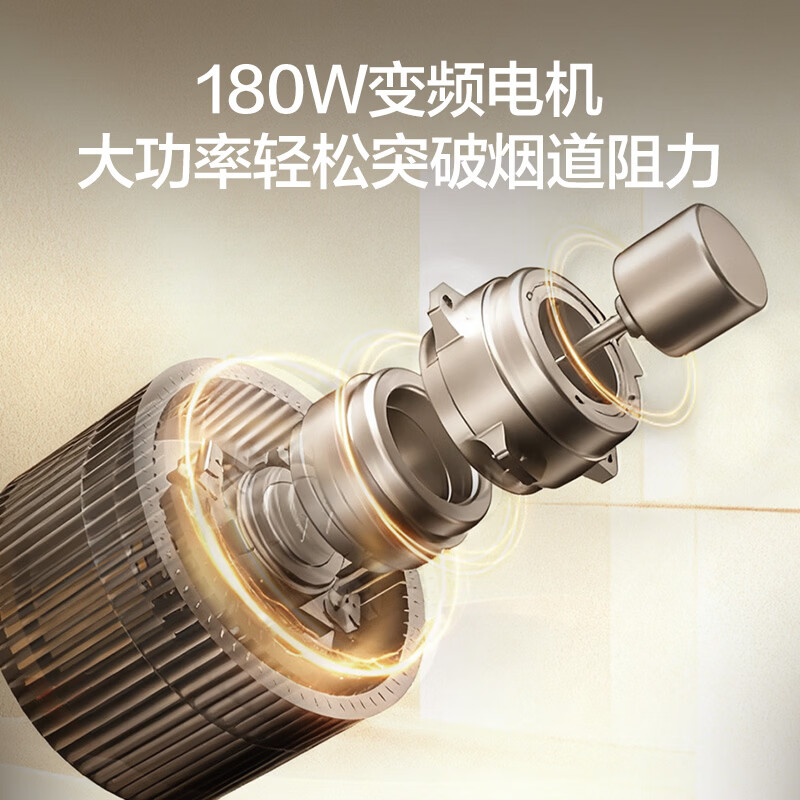 海信[大薄荷]抽油烟机AI烟感30大吸力国标一级家用CXW-180-E5W高清大图