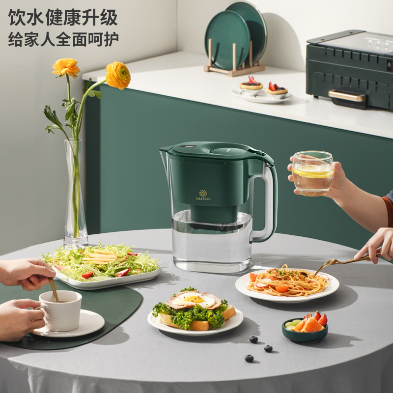 利仁净水器家用直饮机自来水过滤器净水壶滤芯+3.5L滤水壶*7个