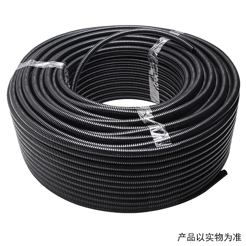 电线电缆保护套穿线软管 PE波纹管聚乙烯pe蛇皮管 塑料波纹管 AD21.2(100米）