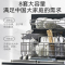 速热奇SRQ-Q2洗碗机智能除菌热风烘干台式嵌入式家用洗碗机智能控洗消毒刷碗机台嵌两用8套
