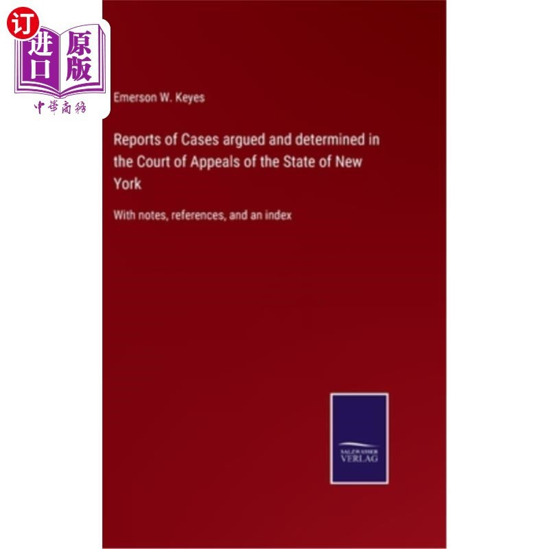 [正版]海外直订Reports of Cases argued and determined in the Court