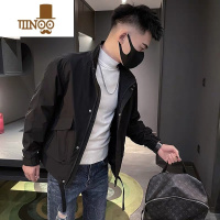 YANXU秋天感工装外套男潮牌痞帅休闲夹克男装2022新款棒球秋 L品质高于同行 T72-黑色高质量