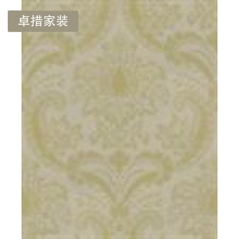 壁纸欧式大马士革麻纹质朴舒适沙电视背景墙无纺布墙纸壹德壹