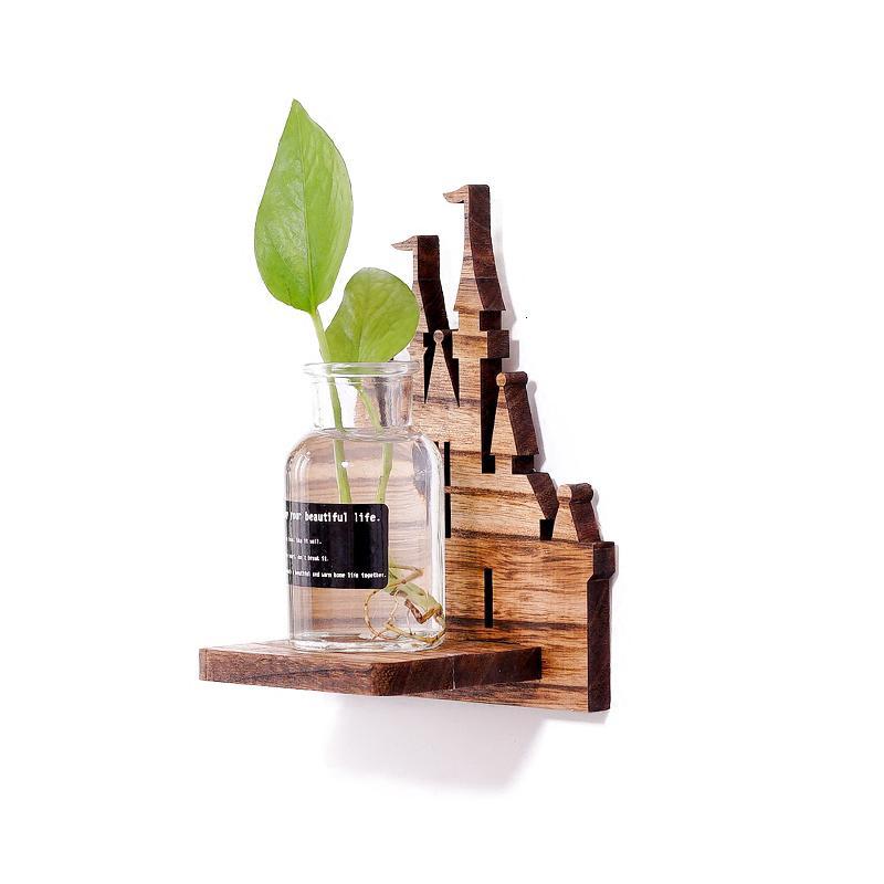 创意家居装饰品墙饰挂饰养殖花器房间壁挂水培花绿壁饰