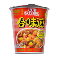 中国香港Cup Noodles合味道杯面 方便面 虾仁风味75g 方便速食杯面泡面开杯乐