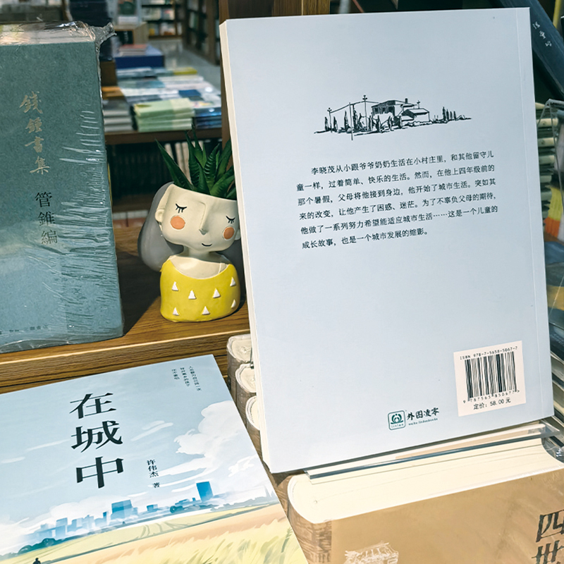 在城中 [正版] 在城中 展现留守儿童从乡村到城市的心路历程 给9-15岁儿童的勇气之书 揭示城乡差异与社会问题 儿童文