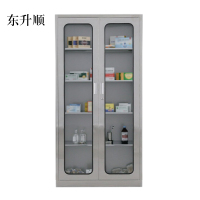 东升顺文件柜不锈钢柜子储物柜资料柜档案柜带锁文件柜304通玻文件柜常规款