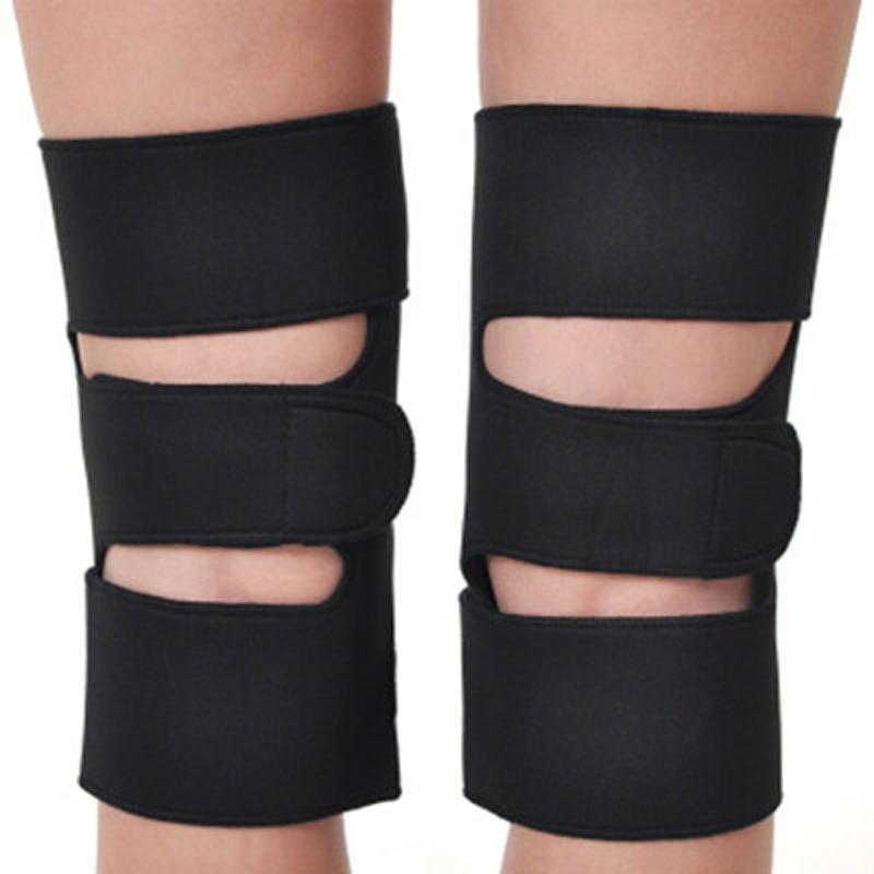 骑车护膝 空腿老寒腿关节炎运动挫伤自热保暖护膝四季男女薄-普通款