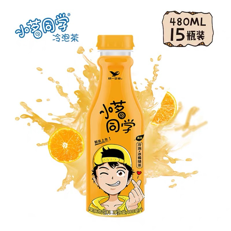 小茗同学冰橘绿茶480ml