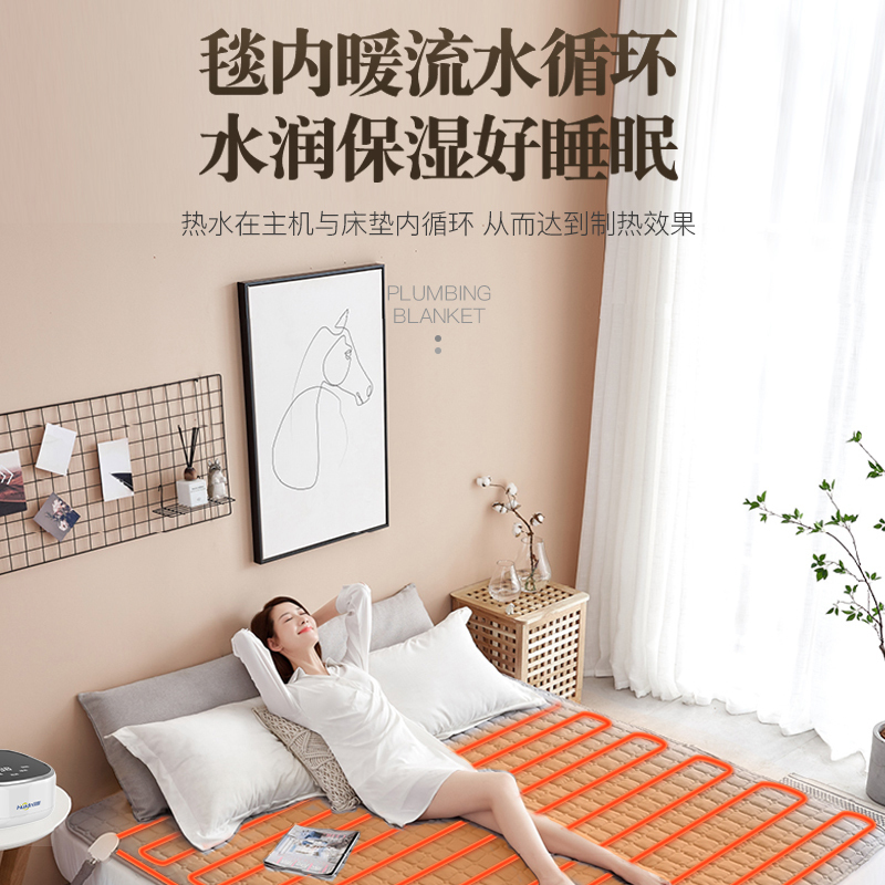 环鼎(Huadn)水暖毯电热毯家用电褥子单人双人安全无辐射家用水循环炕水热毯床垫HD-1902