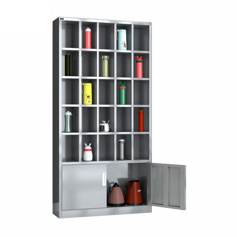 豫众诺 不锈钢水杯柜 25格 个高清大图