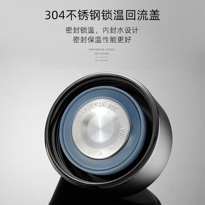 500ml智能保温杯测温杯 304不锈钢礼品杯LED温度显示商务水杯子 颜色随机 单个价高清大图