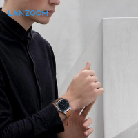 德国LANZOOM智能手表男正品时尚腕表拍照运动多功能商务智能手表防水定位