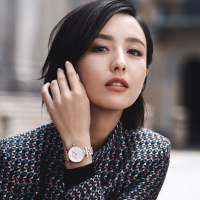 阿玛尼(EMPORIO ARMANI)手表欧美品牌女士石英表满天星AR11244 镶钻时尚钢带雅致手表女佟丽娅同款