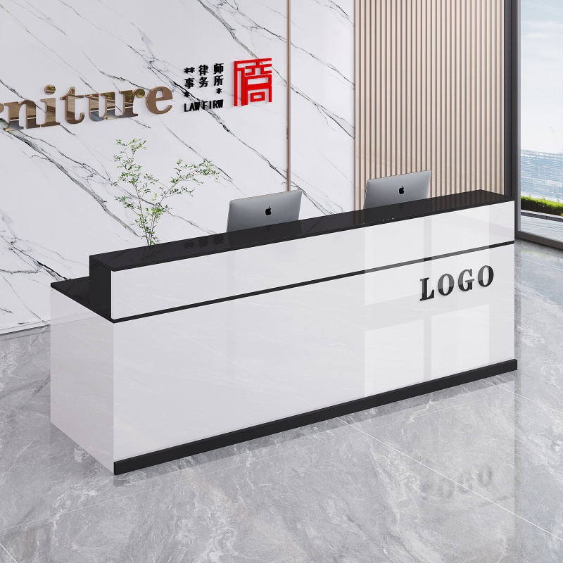 昇恒轩 导购台 招待台公司前台桌接待台 收银台柜台 200x60x100cm 定制款 不含上楼费 个