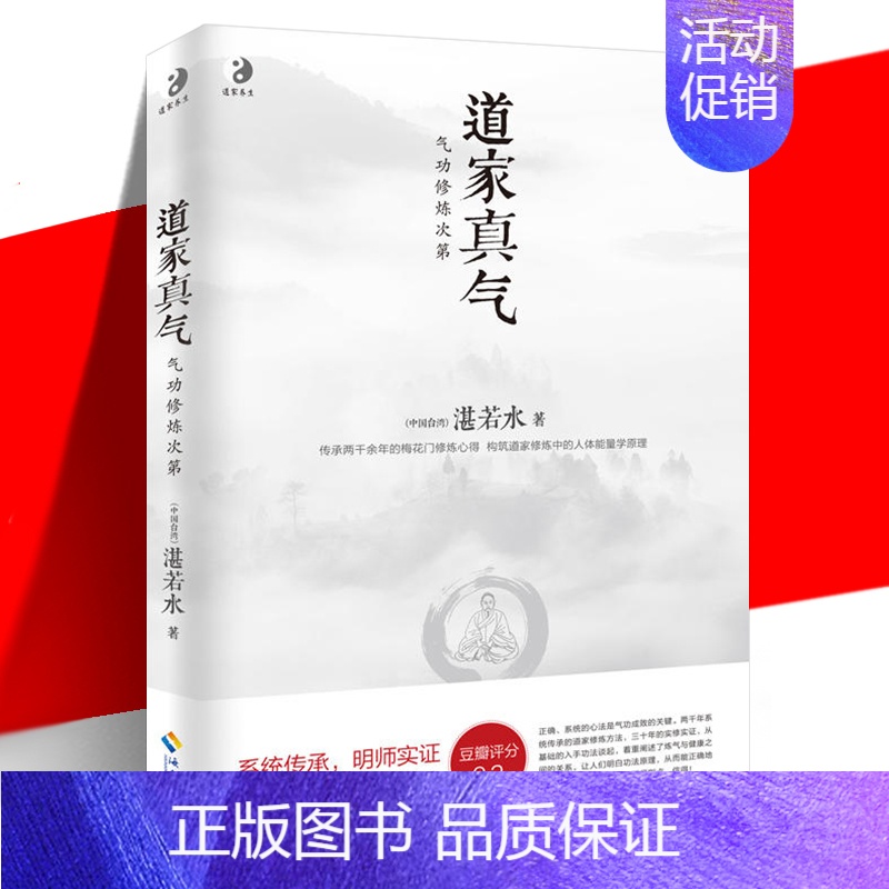 【正版】 道家真气 气功修炼次第 湛若水 传承两千余年的梅花门修炼心得 气功初学者修炼入门指南书籍 道家内丹之道 海