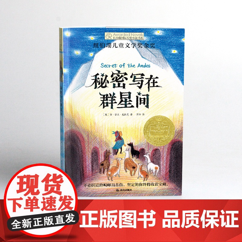 秘密写在群星间 2024寒假百班千人推 荐外国儿童文学纽伯瑞大奖小说六年级小学生课外阅读书籍青少年版 晨光出版社新华正版高清大图