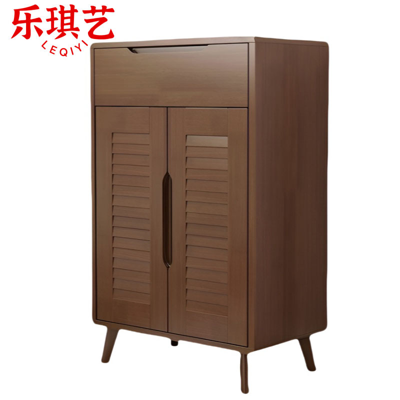 乐琪艺 实木鞋柜 60*34.4*98.5cm 个高清大图