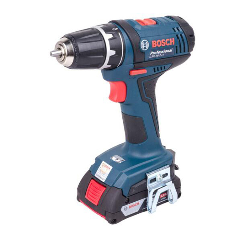 工具库 博世BOSCH 锂电充电式电钻/起子机 配2电1充18V/2.0Ah GSR18-2-Li