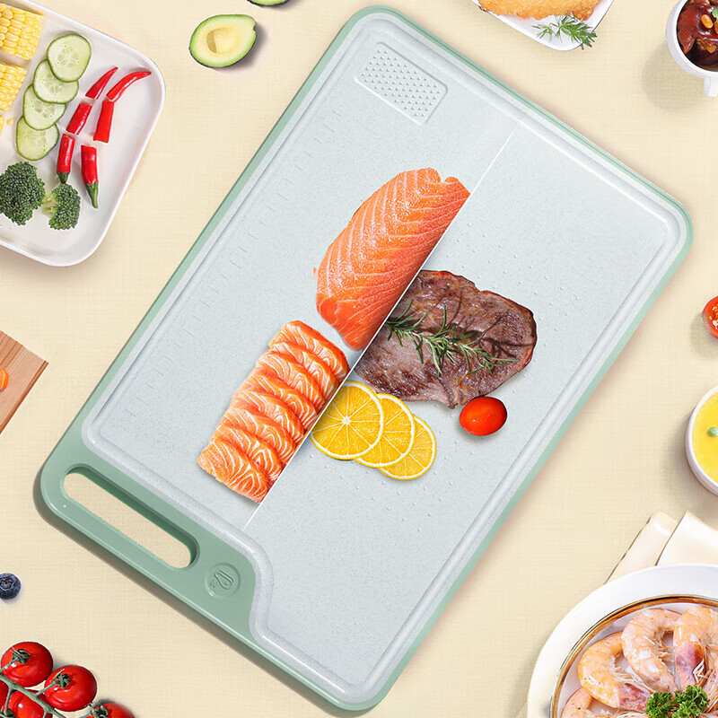 康巴赫砧板抗菌分食谷纤维双面菜板40*27cm大号 KQS-S4027高清大图